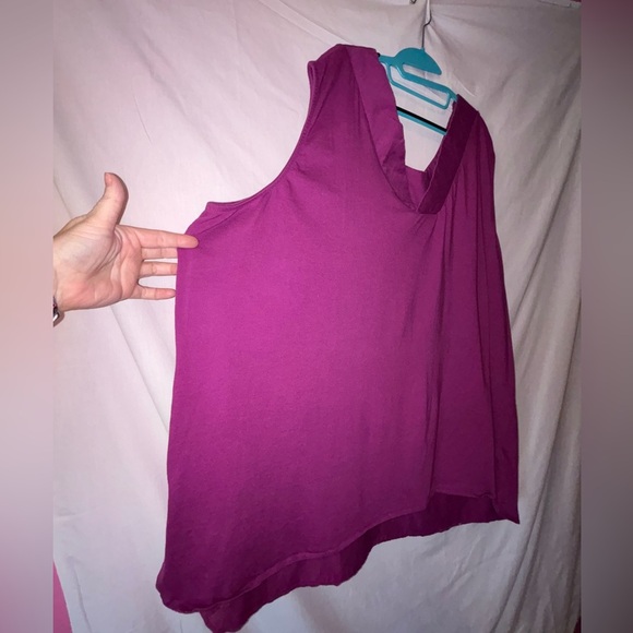 Roaman's Pink Sleeveless Top with Scoop Neck - Picture 4 of 10